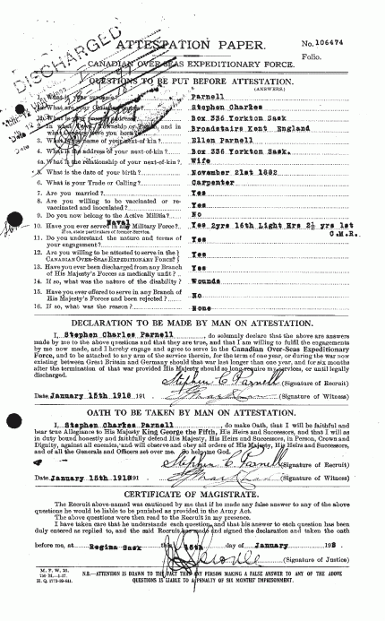Discharge Document
