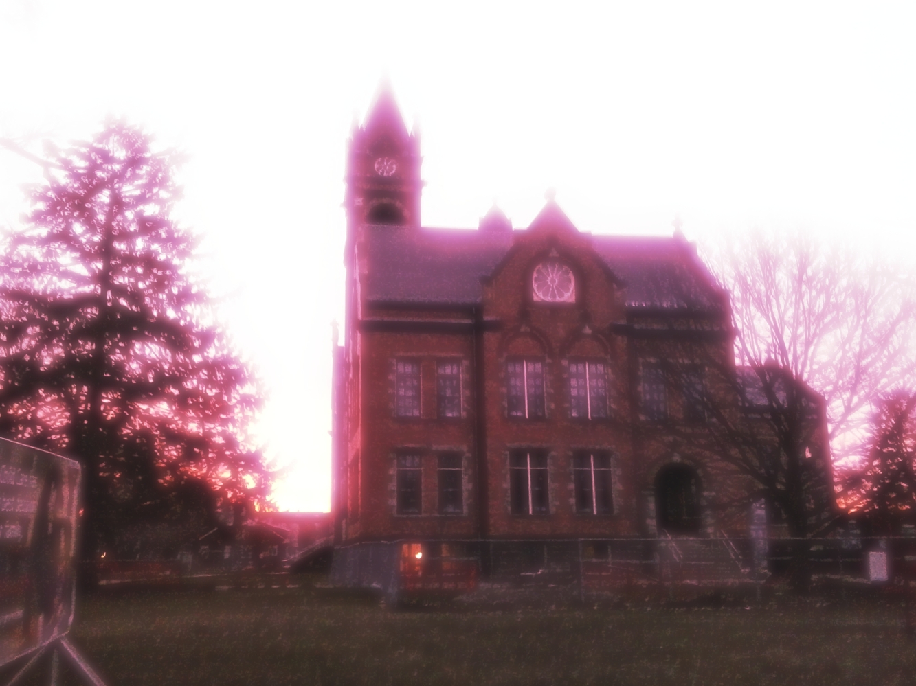 dawn over the normal school