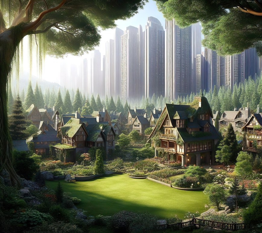 Village of Greenhaven, surrounded by Calvert City, embraced by an ancient forest